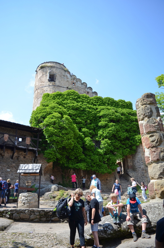 12 - The Chojnik Castle, a 14th-century fortress located on a rocky mountain top in Sobieszów, Poland